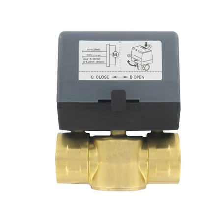 Zone Valves for Hot/Cold Water – Electric, Bidirectional, 1/2-1-1/4 in